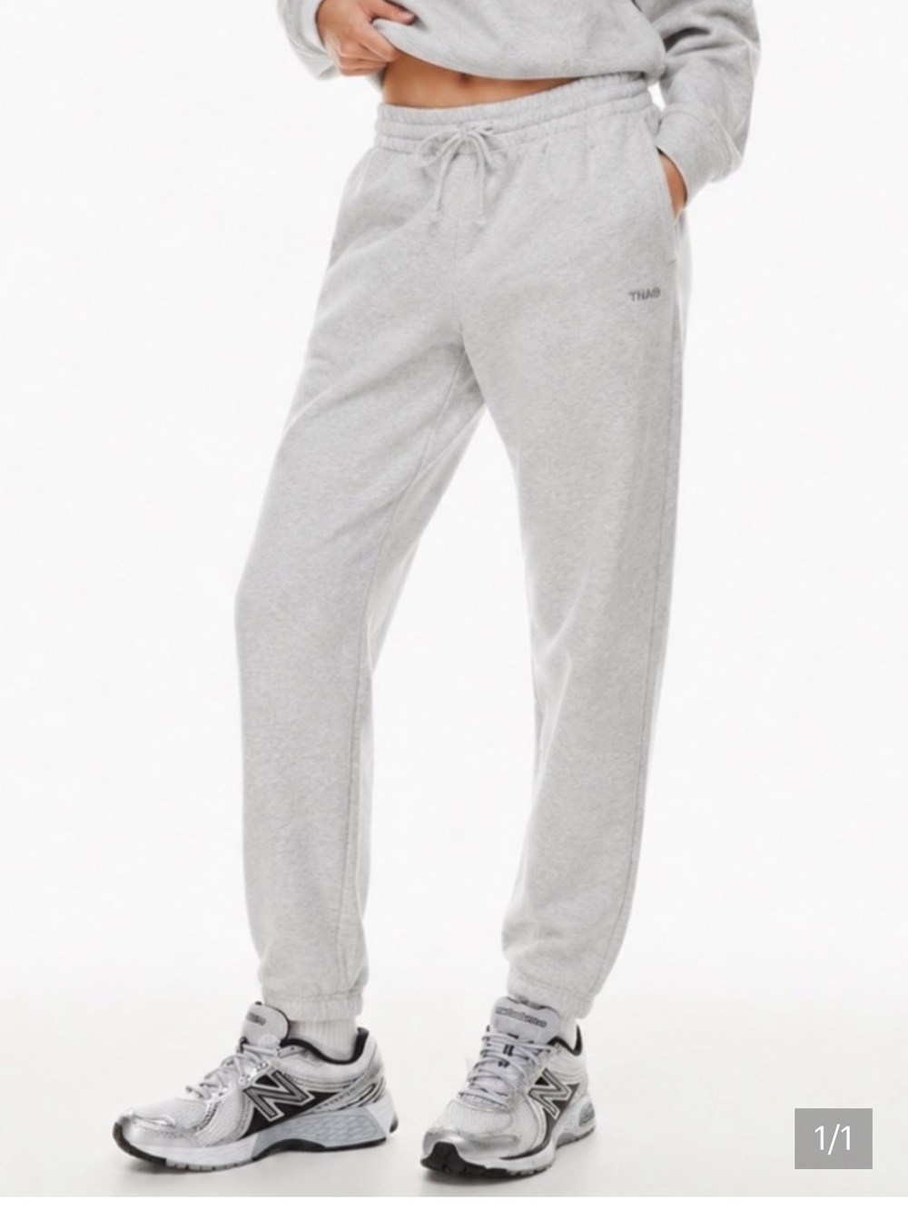 Aritzia TNA Sweatfleece Cozy Fleece Boyfriend Fit Sweatpants